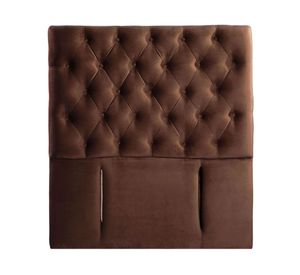 Respaldo 1.5 plazas Florencia tela chocolate Latam Home