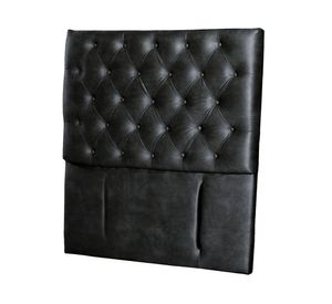 Respaldo 1 plaza Florencia cuero negro Latam Home