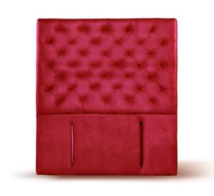 Respaldo 1 plaza Brescia cuero rojo Latam Home