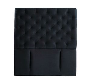Respaldo 1 plaza Brescia tela negro Latam Home
