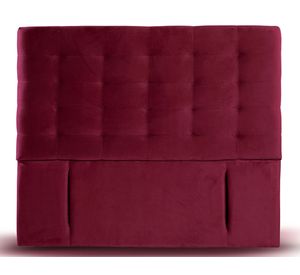 Respaldo King Napoles tela burdeo Latam Home