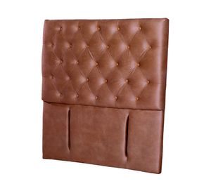 Respaldo 1 plaza Florencia cuero tabaco Latam Home