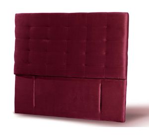 Respaldo King Napoles tela burdeo Latam Home