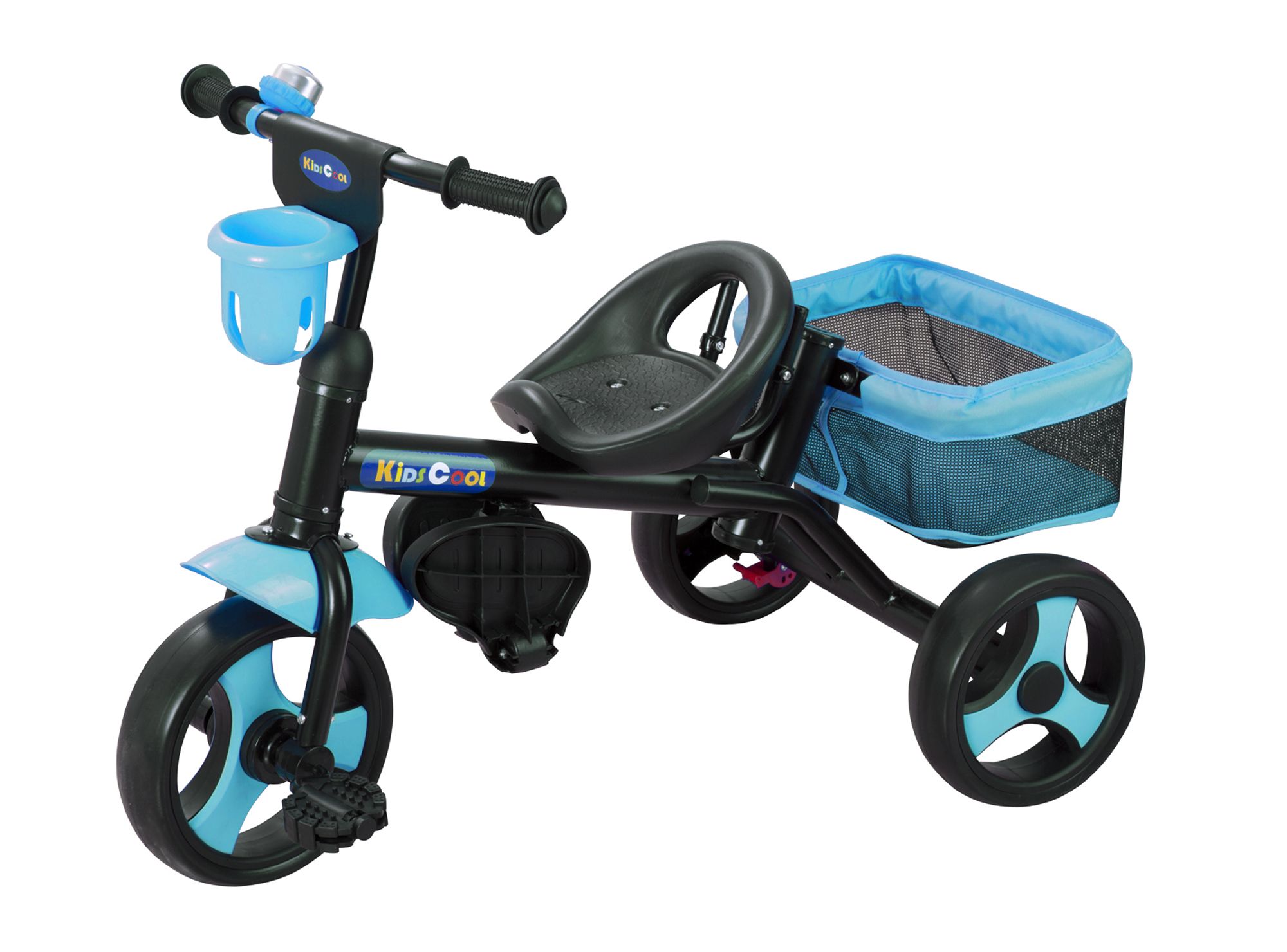 Triciclo funciones con manilla 503 azul Kidscool
