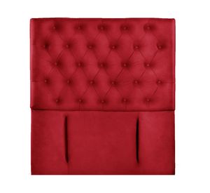 Respaldo 1 plaza Florencia cuero rojo Latam Home