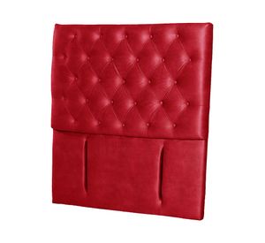 Respaldo 1 plaza Florencia cuero rojo Latam Home