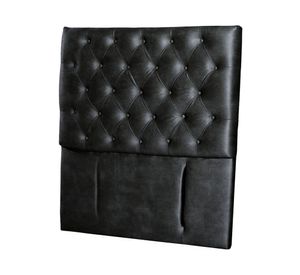 Respaldo 1.5 plazas Florencia cuero negro Latam Home