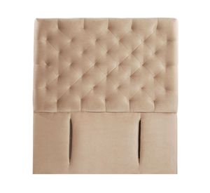 Respaldo 1 plaza Brescia tela beige Latam Home