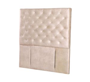 Respaldo 1 plaza Brescia cuero beige Latam Home