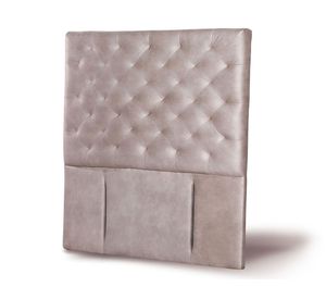 Respaldo 1 plaza Brescia cuero gris Latam Home