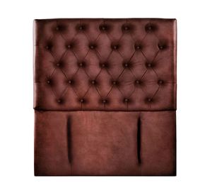 Respaldo 1.5 plazas Florencia cuero café Latam Home