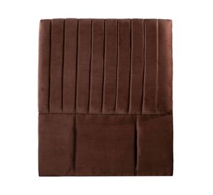 Respaldo 1 plaza Sorrento tela chocolate Latam Home