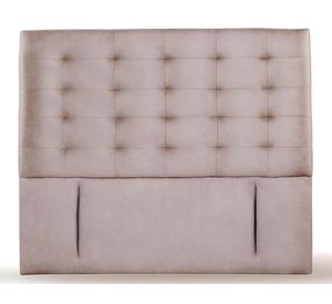 Respaldo King Napoles cuero gris Latam Home