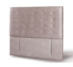 Respaldo King Napoles cuero gris Latam Home