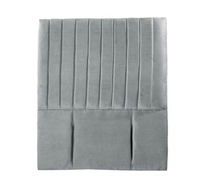 Respaldo 1 plaza Sorrento tela gris Latam Home