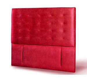 Respaldo King Napoles cuero rojo Latam Home