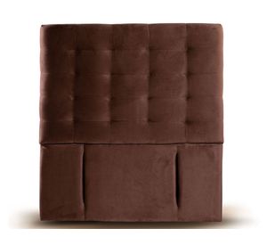 Respaldo 1.5 plazas Napoles tela chocolate Latam Home