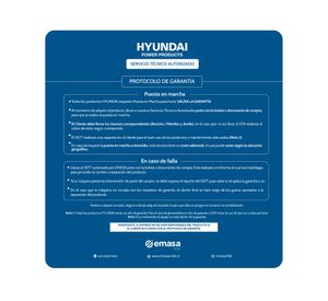 Hidrolavadora a gasolina 214 bar 82HYGPW3100 Hyundai