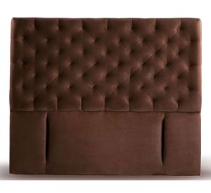 Respaldo King Brescia tela chocolate Latam Home