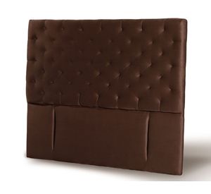 Respaldo King Brescia tela chocolate Latam Home