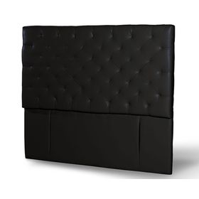 Respaldo 2 plazas Brescia pu negro Latam Home