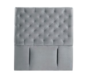 Respaldo 1.5 plazas Brescia tela gris Latam Home