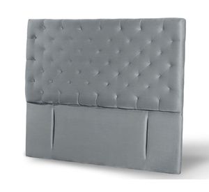 Respaldo King Brescia tela gris Latam Home