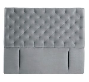 Respaldo 2 plazas Brescia tela gris Latam Home