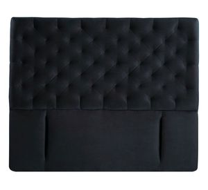 Respaldo 2 plazas Brescia tela negro Latam Home
