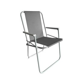 Silla plegable metálica Milos gris