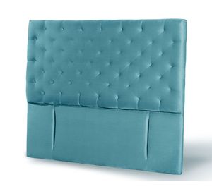 Respaldo King Brescia tela turquesa Latam Home