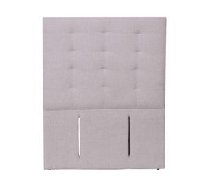 Respaldo 1 plaza Nápoles lino gris claro