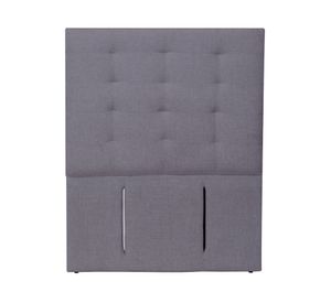 Respaldo 1 plaza Nápoles lino gris oscuro