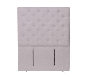 Respaldo 1 plaza Brescia lino gris claro