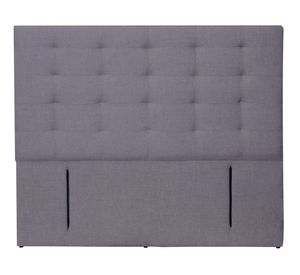 Respaldo 2 plazas Nápoles lino gris oscuro