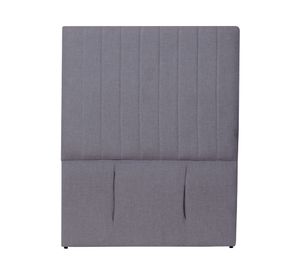 Respaldo 1.5 plazas Sorrento lino gris oscuro