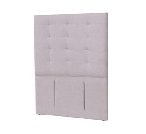 Respaldo 1.5 plazas Nápoles lino gris claro