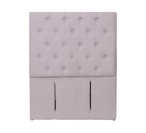 Respaldo 1 plaza Florencia lino gris claro