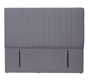 Respaldo King Sorrento lino gris oscuro