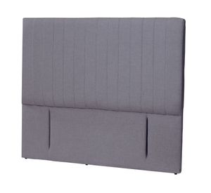 Respaldo King Sorrento lino gris oscuro