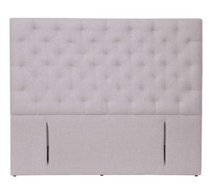 Respaldo 2 plazas Brescia lino gris claro