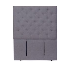 Respaldo 1.5 plazas Brescia lino gris oscuro