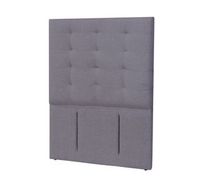 Respaldo 1.5 plazas Nápoles lino gris oscuro