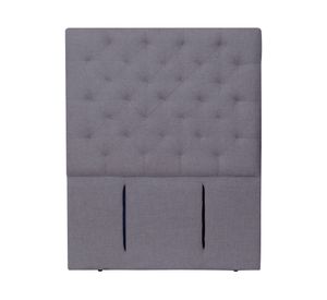 Respaldo 1 plaza Brescia lino gris oscuro