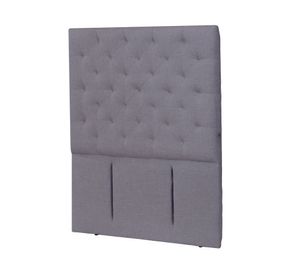 Respaldo 1.5 plazas Brescia lino gris oscuro