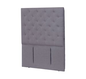 Respaldo 1 plaza Brescia lino gris oscuro