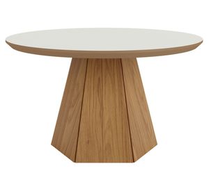 Mesa de centro redonda TB605 blanco