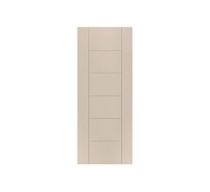 Puerta Interior Amparo 75x200 cm Beige sin perforación Masonite