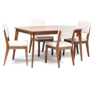 Comedor 4 sillas Olive café