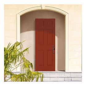 Puerta Metálica Sinfonía 90x200 cm Cerezo Sin perforación Masonite